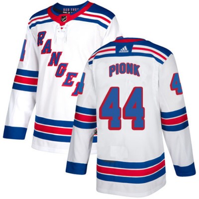 Adidas New York Rangers #44 Neal Pionk White Road Authentic Stitched NHL Jersey